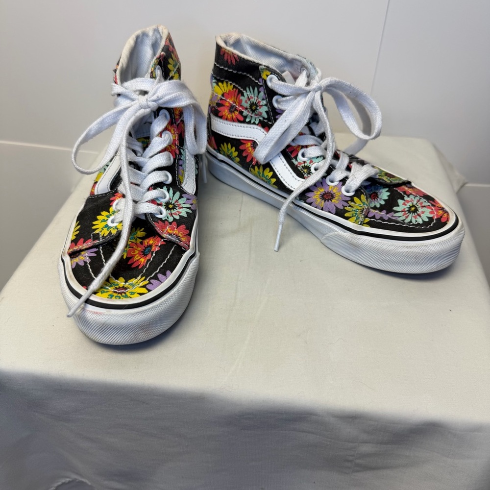 Vans Floral Hightops size 5.5 - Picture 6 of 7